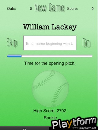Baseball NaimGaim (iPhone/iPod)
