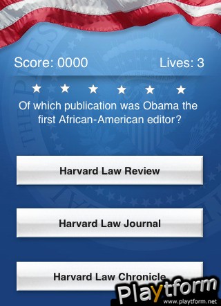 Obama Trivia (iPhone/iPod)
