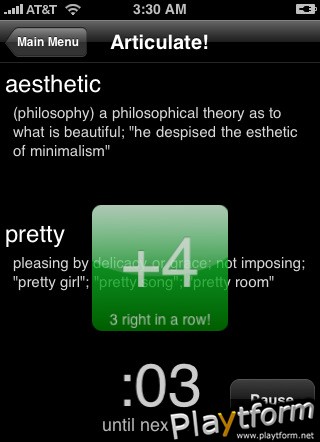 Articulate! Pro Vocab Expander (iPhone/iPod)