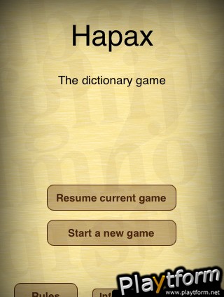 Hapax (iPhone/iPod)