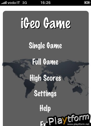 iGeo Game (iPhone/iPod)