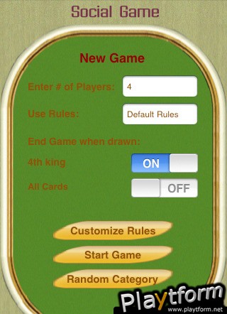 King's The Social Drinking Game (iPhone/iPod)