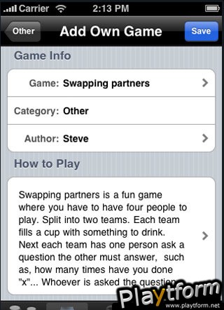 101 Drinking Games (iPhone/iPod)