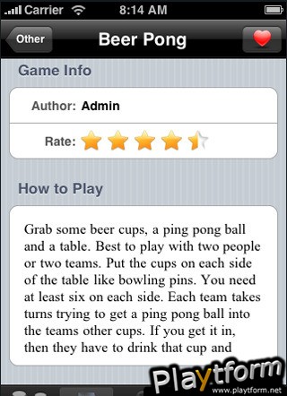 101 Drinking Games (iPhone/iPod)