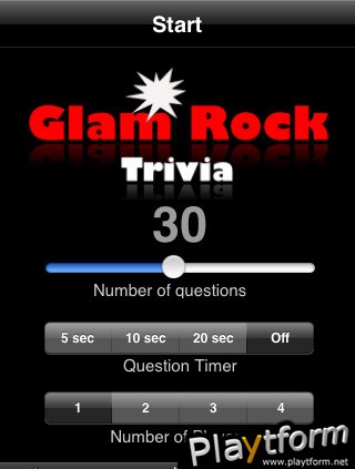 A Glam Rock Trivia (iPhone/iPod)