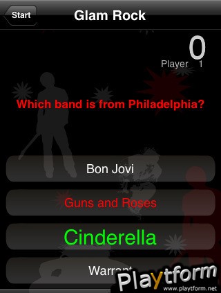 A Glam Rock Trivia (iPhone/iPod)