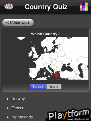Country Quiz (iPhone/iPod)
