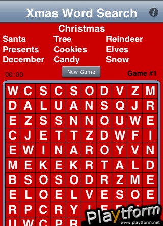 Xmas Word Search (iPhone/iPod)