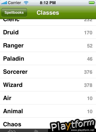 SpellbookMaster (iPhone/iPod)