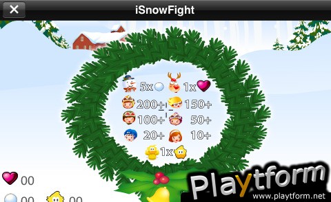 iSnowFight - Christmas Edition (iPhone/iPod)