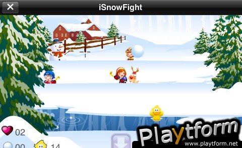 iSnowFight - Christmas Edition (iPhone/iPod)