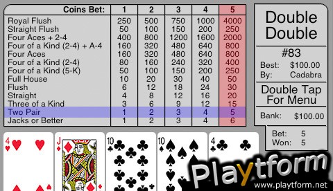 AiSG Double Double Bonus Poker (iPhone/iPod)
