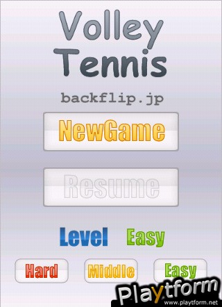 Volley Tennis (iPhone/iPod)
