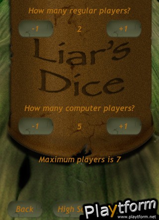 Liar's Dice (iPhone/iPod)