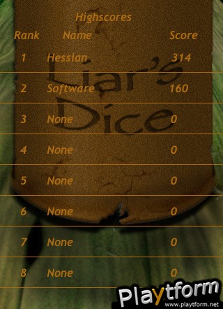 Liar's Dice (iPhone/iPod)