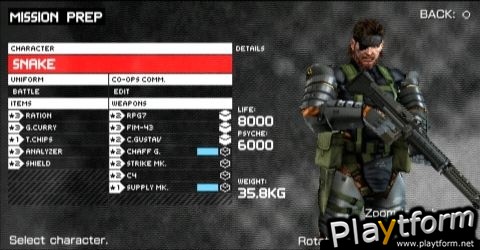 Metal Gear Solid: Peace Walker (PSP)