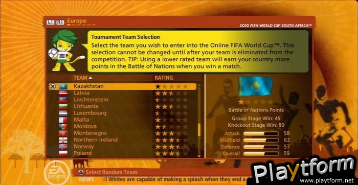2010 FIFA World Cup South Africa (PlayStation 3)