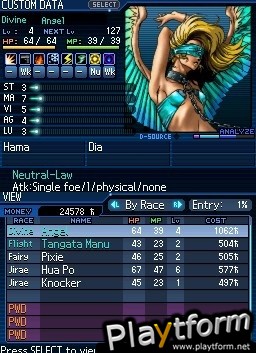 Shin Megami Tensei: Strange Journey (DS)