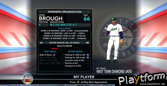 Major League Baseball 2K10 (Xbox 360)