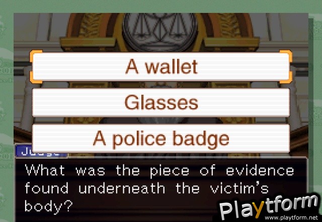 Phoenix Wright: Ace Attorney Justice for All (Wii)