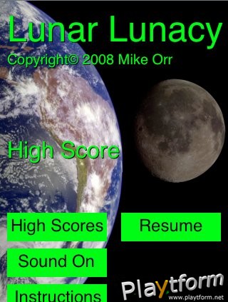 Lunar Lunacy (iPhone/iPod)