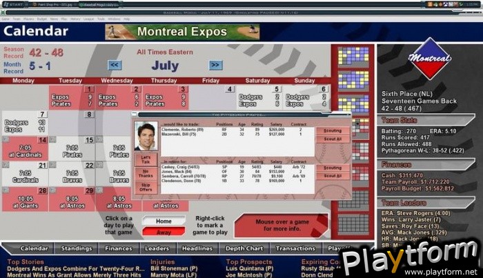 Baseball Mogul 2009 (PC)