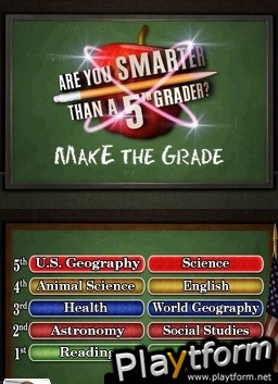 Are You Smarter Than a 5th Grader: Make the Grade (DS)