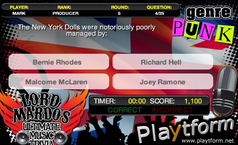 Mardo's Music Trivia (iPhone/iPod)
