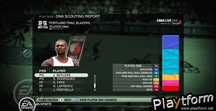NBA Live 09 (PlayStation 3)