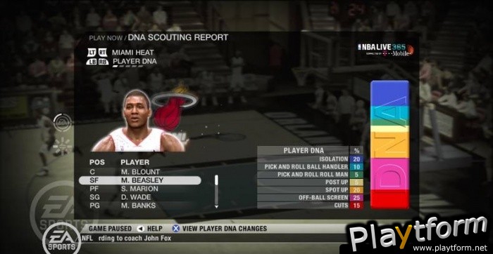 NBA Live 09 (PlayStation 3)