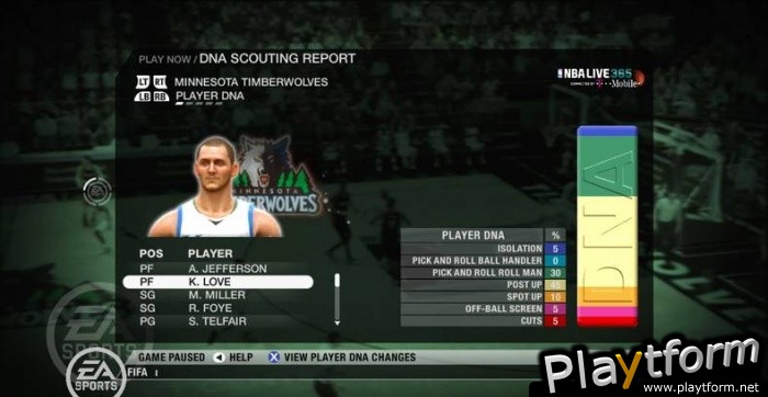 NBA Live 09 (PlayStation 3)