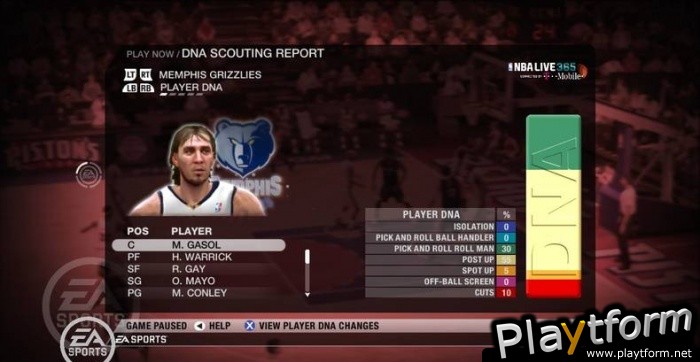 NBA Live 09 (PlayStation 3)