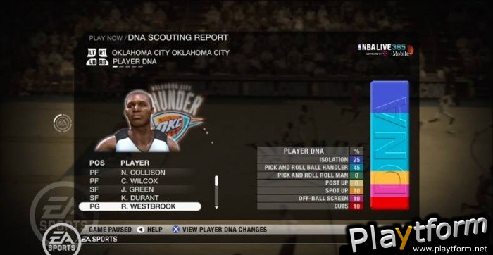 NBA Live 09 (PlayStation 3)