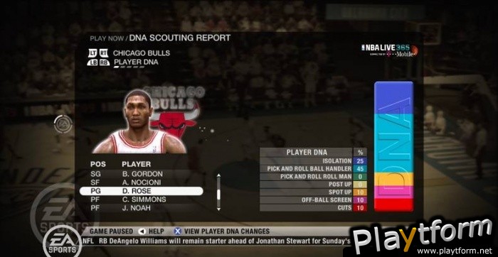NBA Live 09 (PlayStation 3)