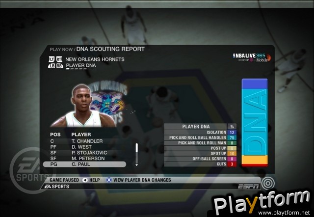 NBA Live 09 (PlayStation 3)