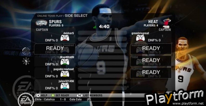 NBA Live 09 (PlayStation 3)