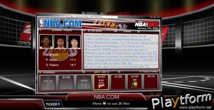 NBA 2K9 (Xbox 360)