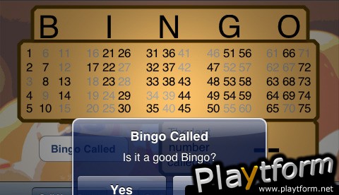 Bingo Caller (iPhone/iPod)