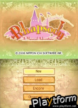 Rhapsody: A Musical Adventure (DS)