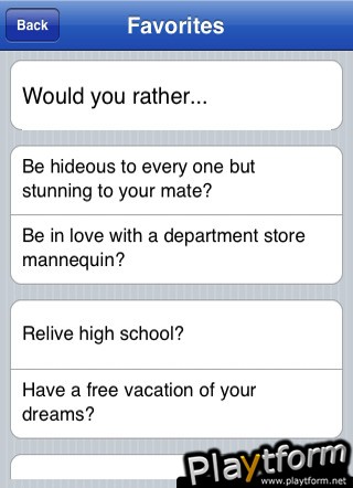 What Ifs (iPhone/iPod)