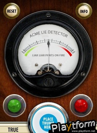 ACME Lie Detector Polygraph Scanner (iPhone/iPod)