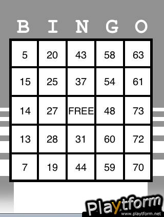 Bingo Card (iPhone/iPod)