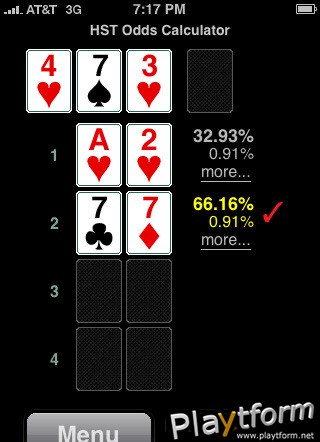 HST Odds Calculator (iPhone/iPod)