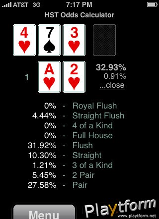 HST Odds Calculator (iPhone/iPod)