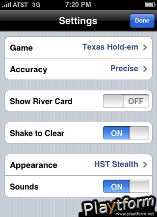 HST Odds Calculator (iPhone/iPod)