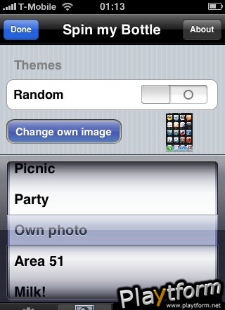 Spin My Bottle (iPhone/iPod)