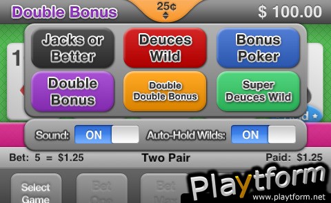 Vegas Video Poker (iPhone/iPod)
