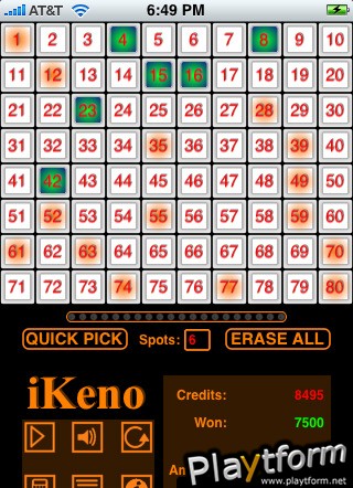 iKeno (iPhone/iPod)
