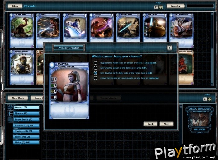 Star Wars Galaxies Trading Card Game: Champions of the Force (PC)