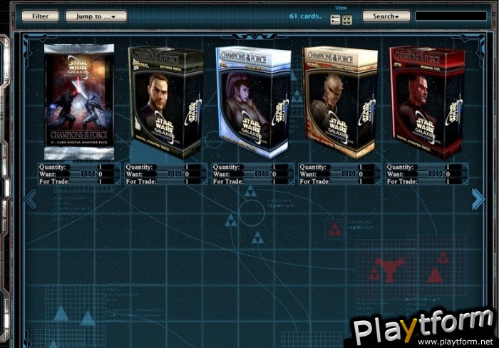 Star Wars Galaxies Trading Card Game: Champions of the Force (PC)